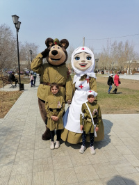 Празднования дня "Победы" и "Борзинский Арбат" в парке им. Матросова